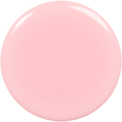 Close up of Essie Sheer Fantasy pink nail polish texture