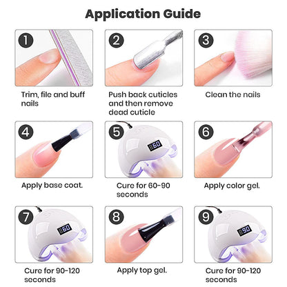 Professional soak off gel polish rose pink