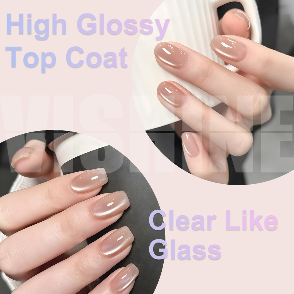 Vishine nail polish sealer bottle in natural lighting