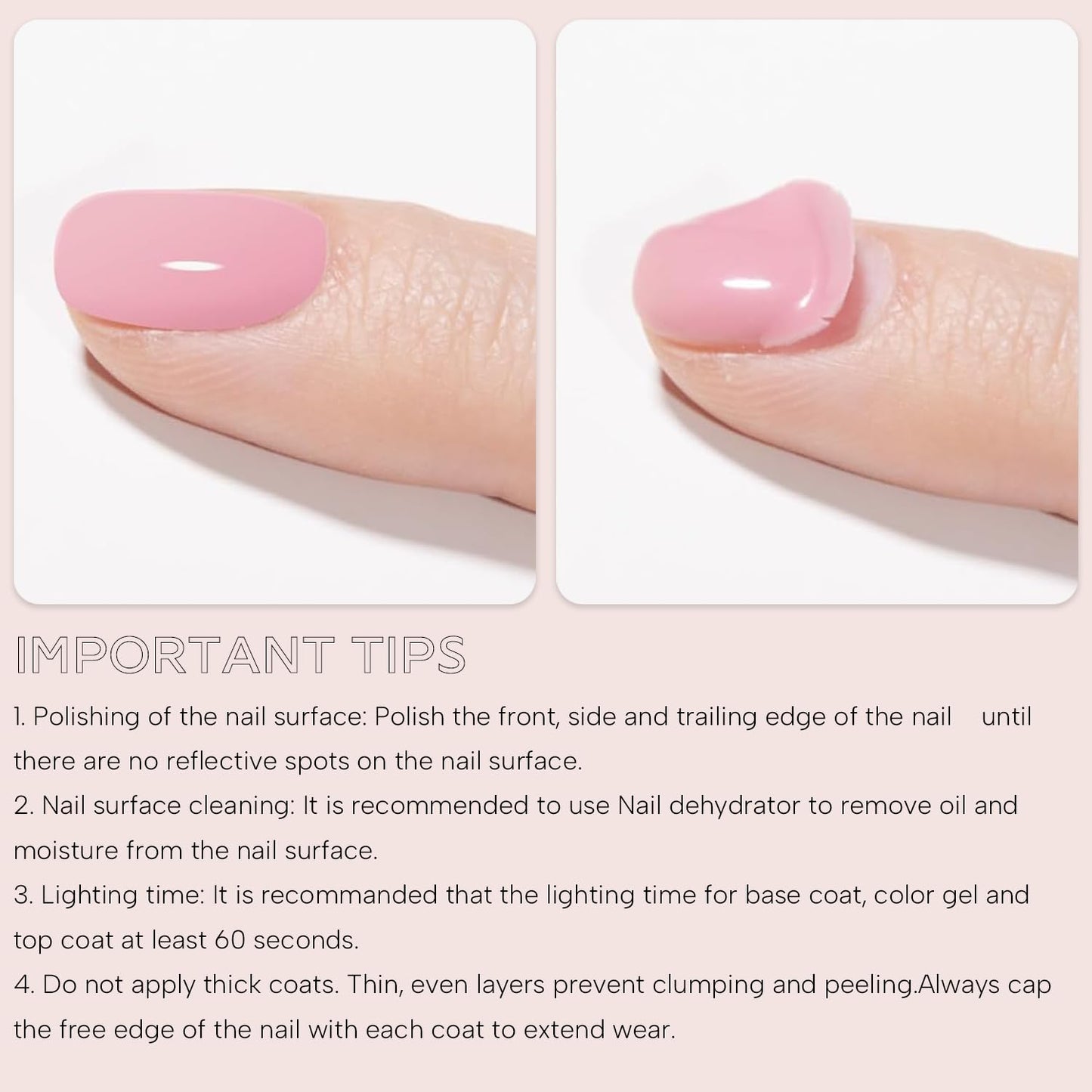 Vishine gel nail top coat for professional use