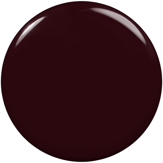 Close up of Essie Wicked nail polish cream finish texture