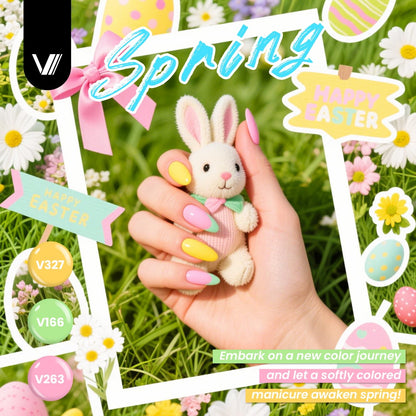 Close up of Vanreesa 7 milliliter gel polish bottles