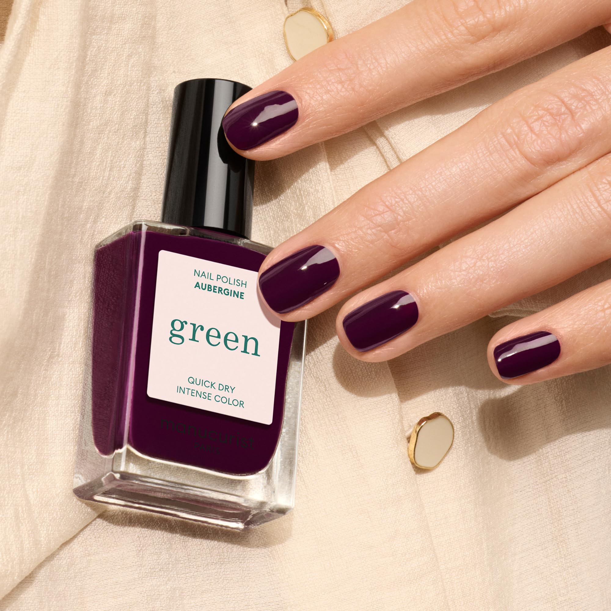 Manucurist nail polish 15ml bottle packaging detail