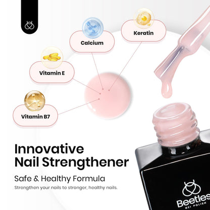 Beetles 6-color nude and pink gel polish kit bottles