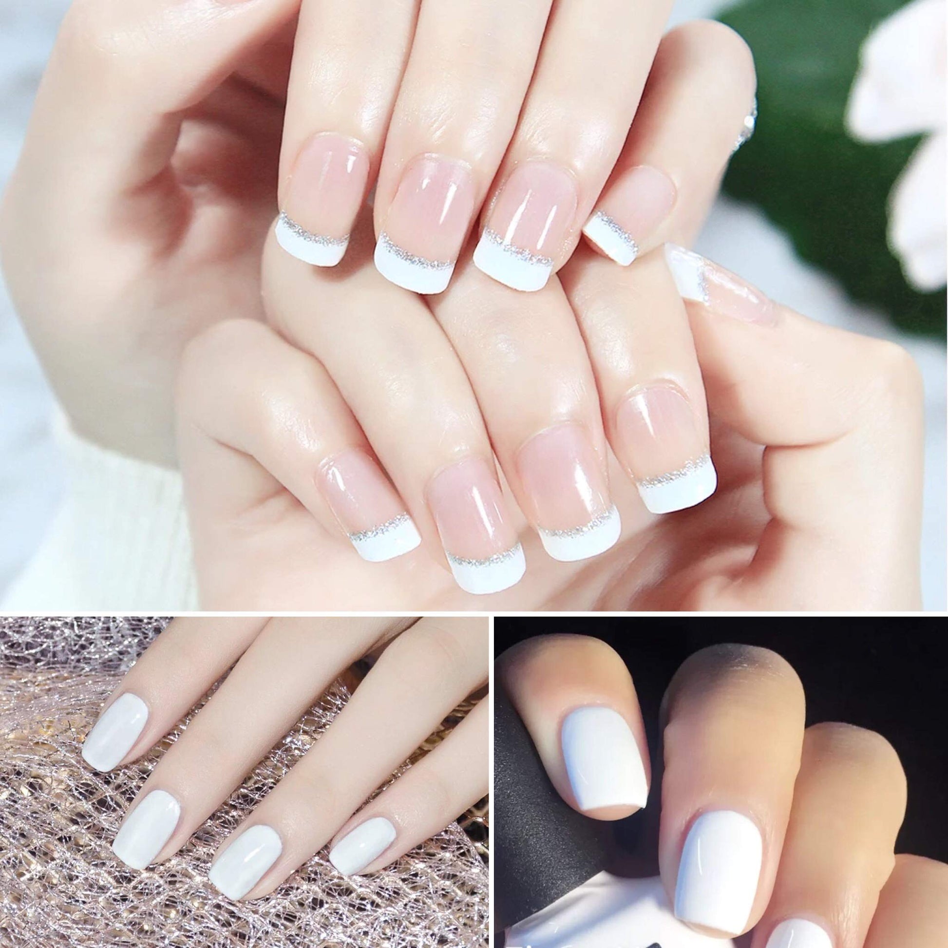 Vishine gel nail polish pure white label details