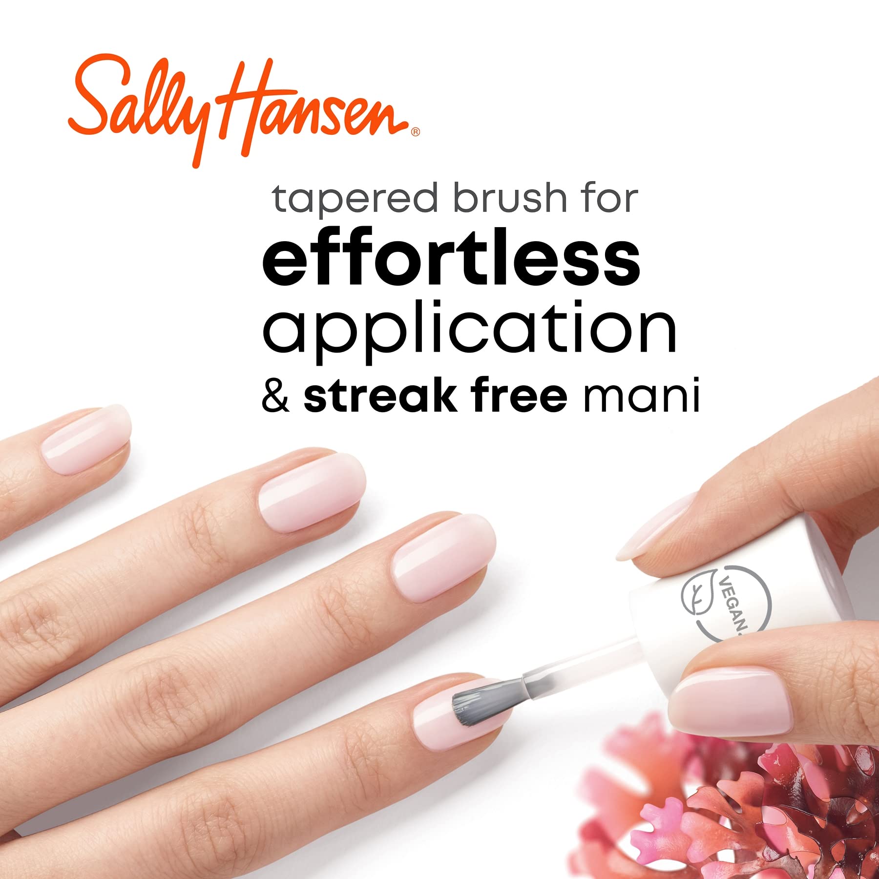 Top view of Sally Hansen Good Kind Pure top coat bottle