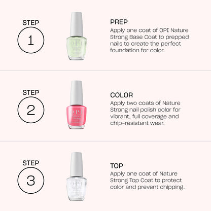 Authentic OPI Nature Strong top coat 15 milliliters
