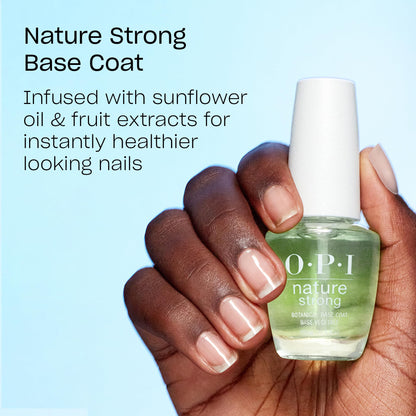 OPI plant based top coat for long lasting manicure