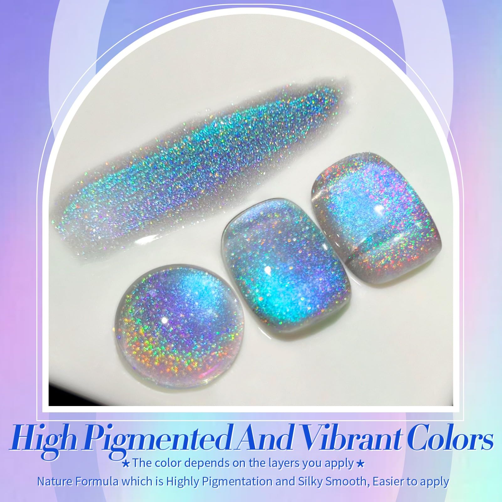 Born Pretty 9D cat eye gel bottle label detail