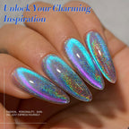 Born Pretty 9D cat eye gel polish liquid texture swatch
