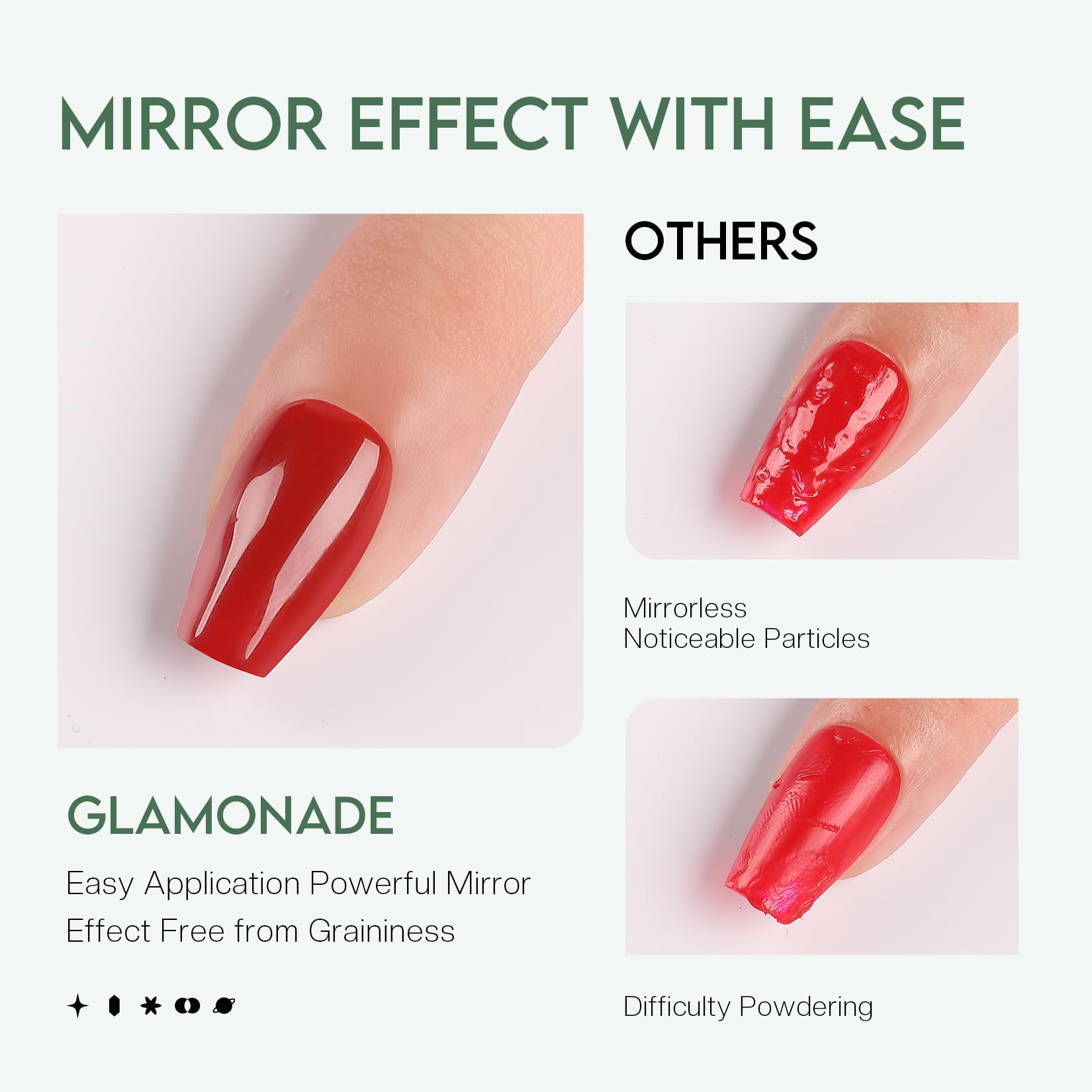 Glamonade salon quality top coat bottle on white background