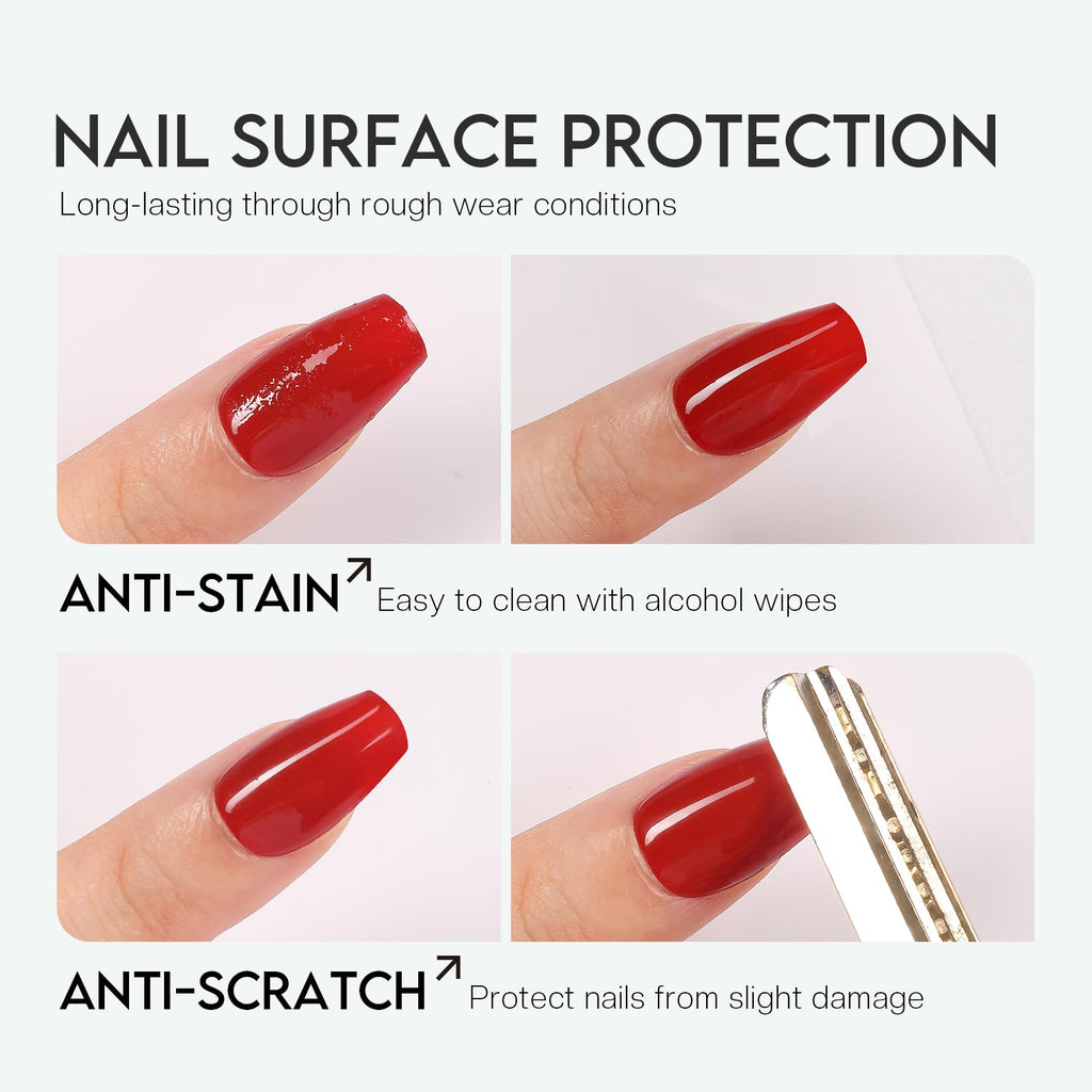 Glamonade nail polish bottle resting on clean surface