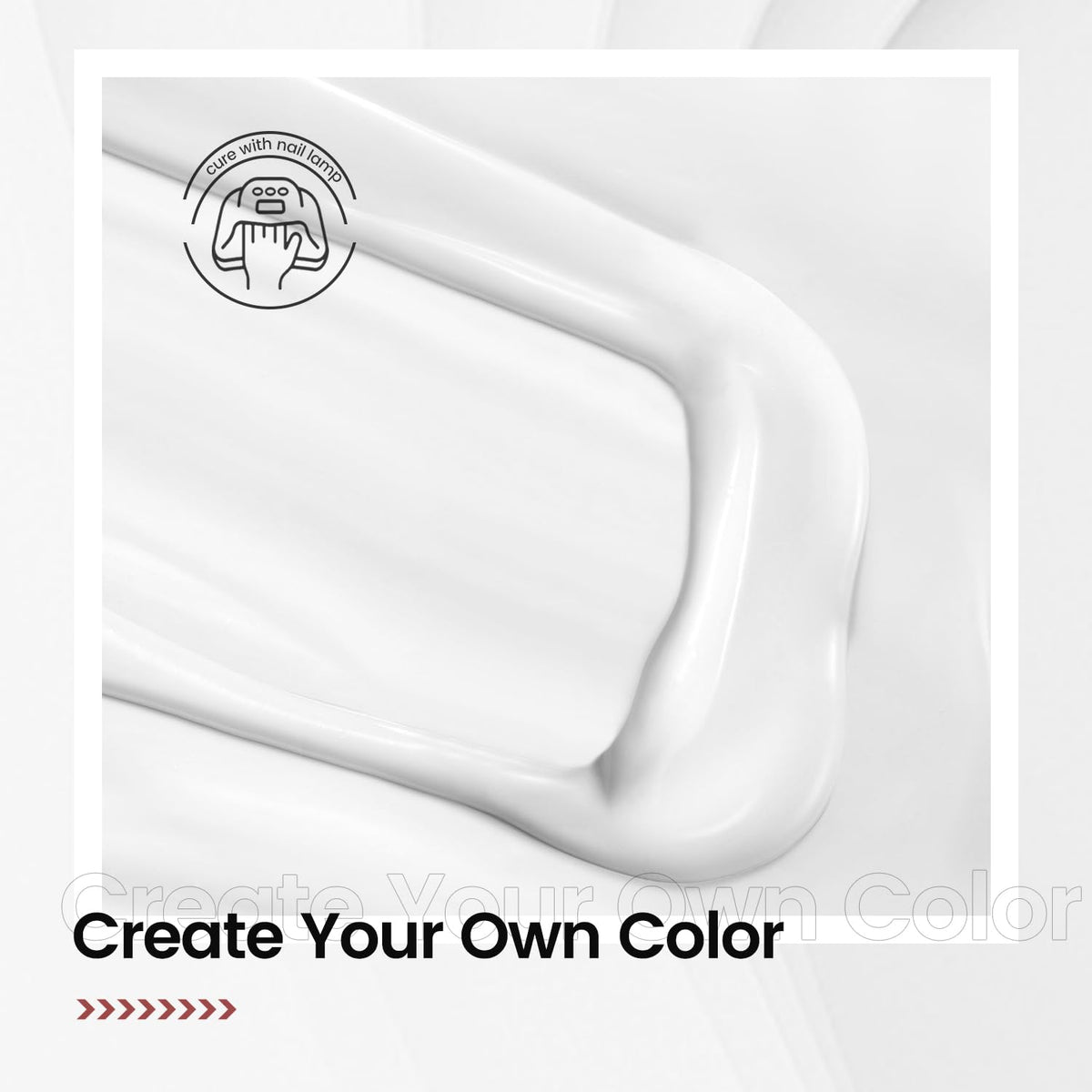 Jodsone white gel nail polish lifestyle nail art design