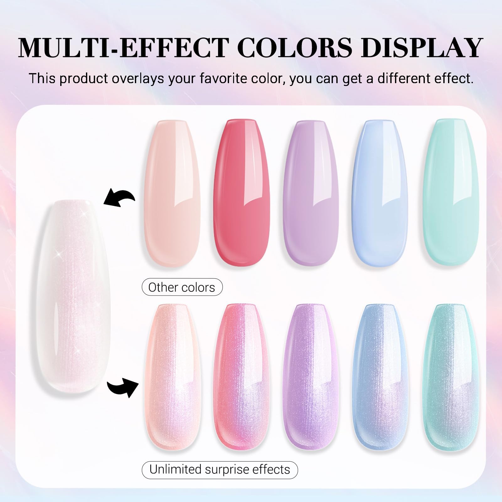 Azurebeauty Pearl White shimmer nail polish bottle close up