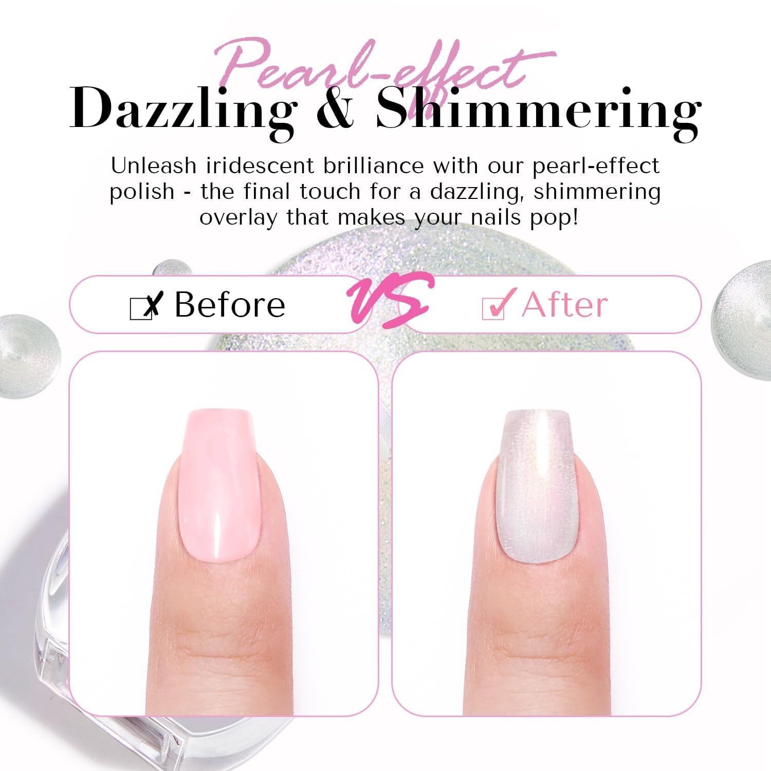 Professional grade chrome nail polish for home use