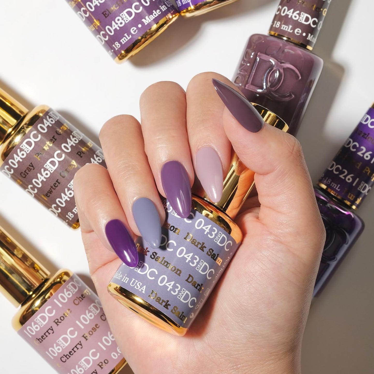 Authentic DND USA imported gel polish duo set