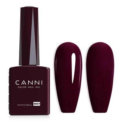 Canni gel nail polish bottle against clean background