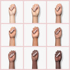 Sally Hansen pale pink nude nail polish packaging overview