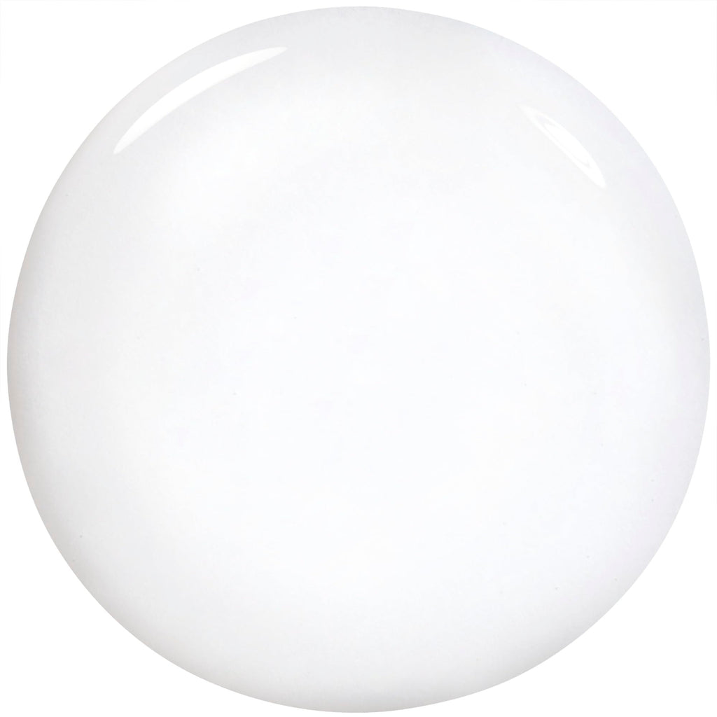 Essie longwear top coat bottle resting on a white surface