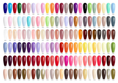 Comparison of Canni light pink gel polish shade