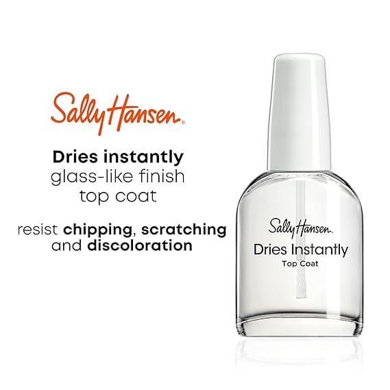 Sally Hansen clear top coat brush applicator detail