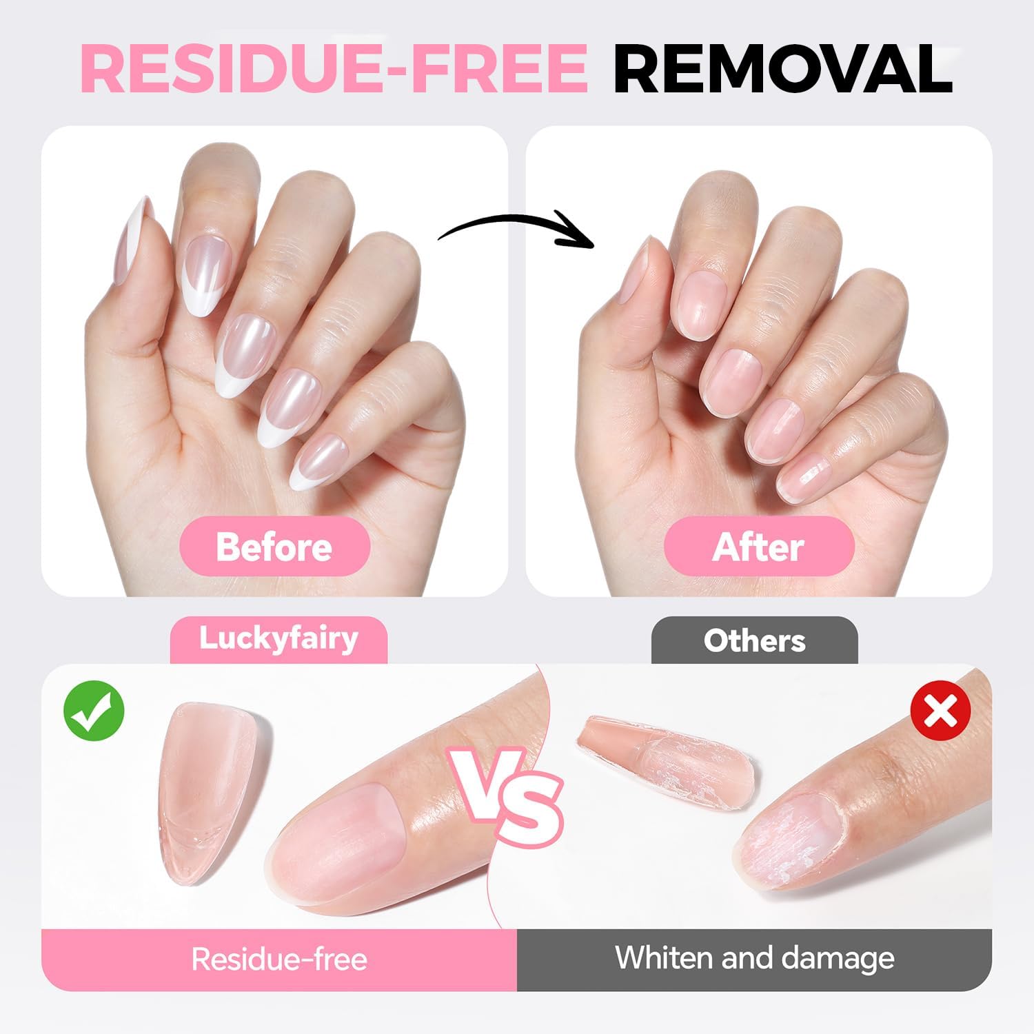 Professional nail glue set for salon quality manicures