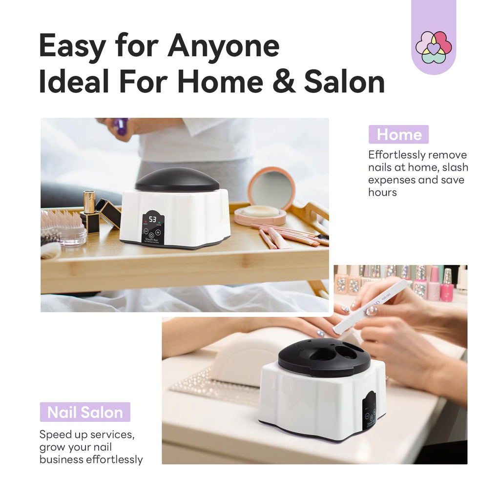 Saviland advanced nail steamer device angled perspective