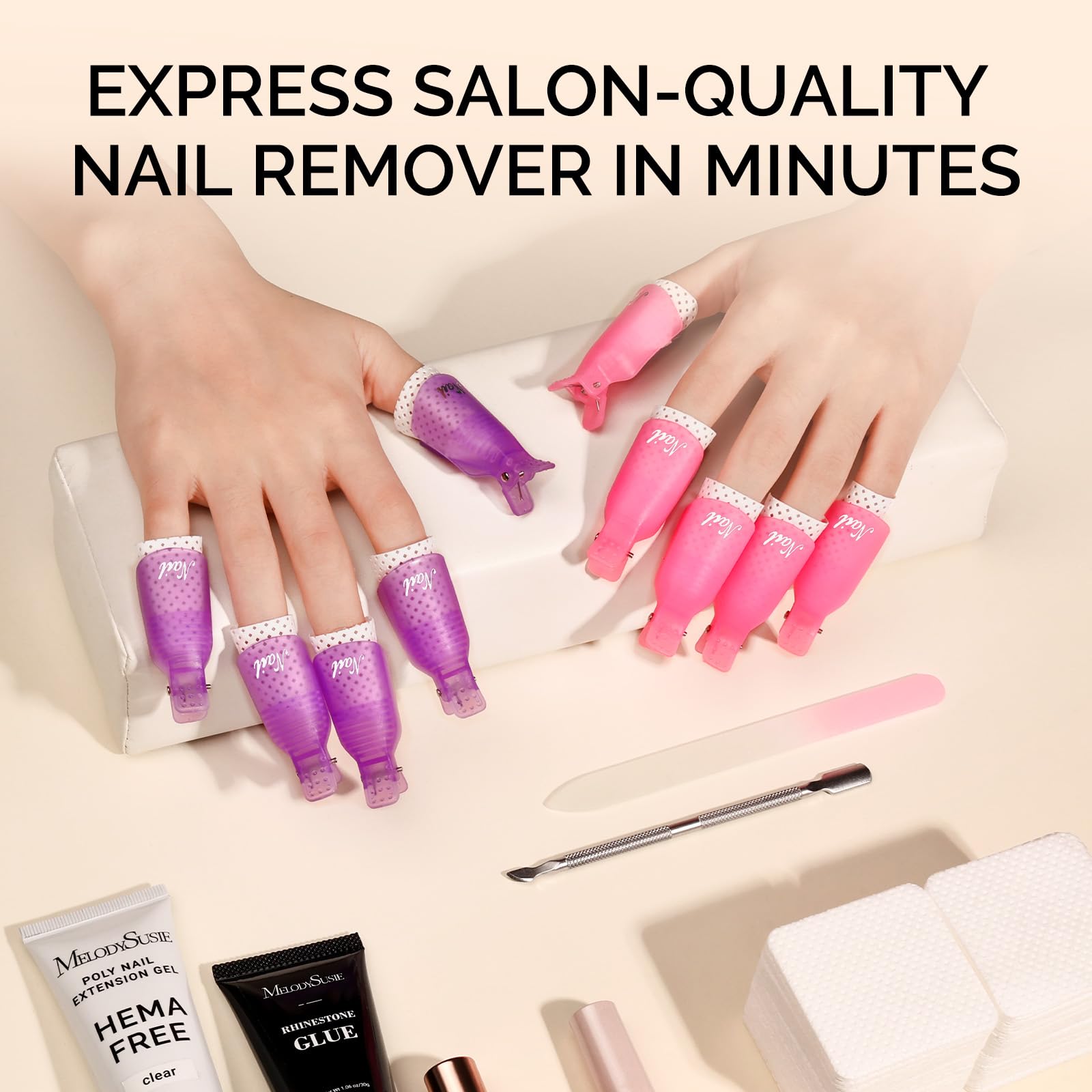 MelodySusie manicure soak off tool for home use