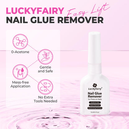 Luckyfairy nail care product label details