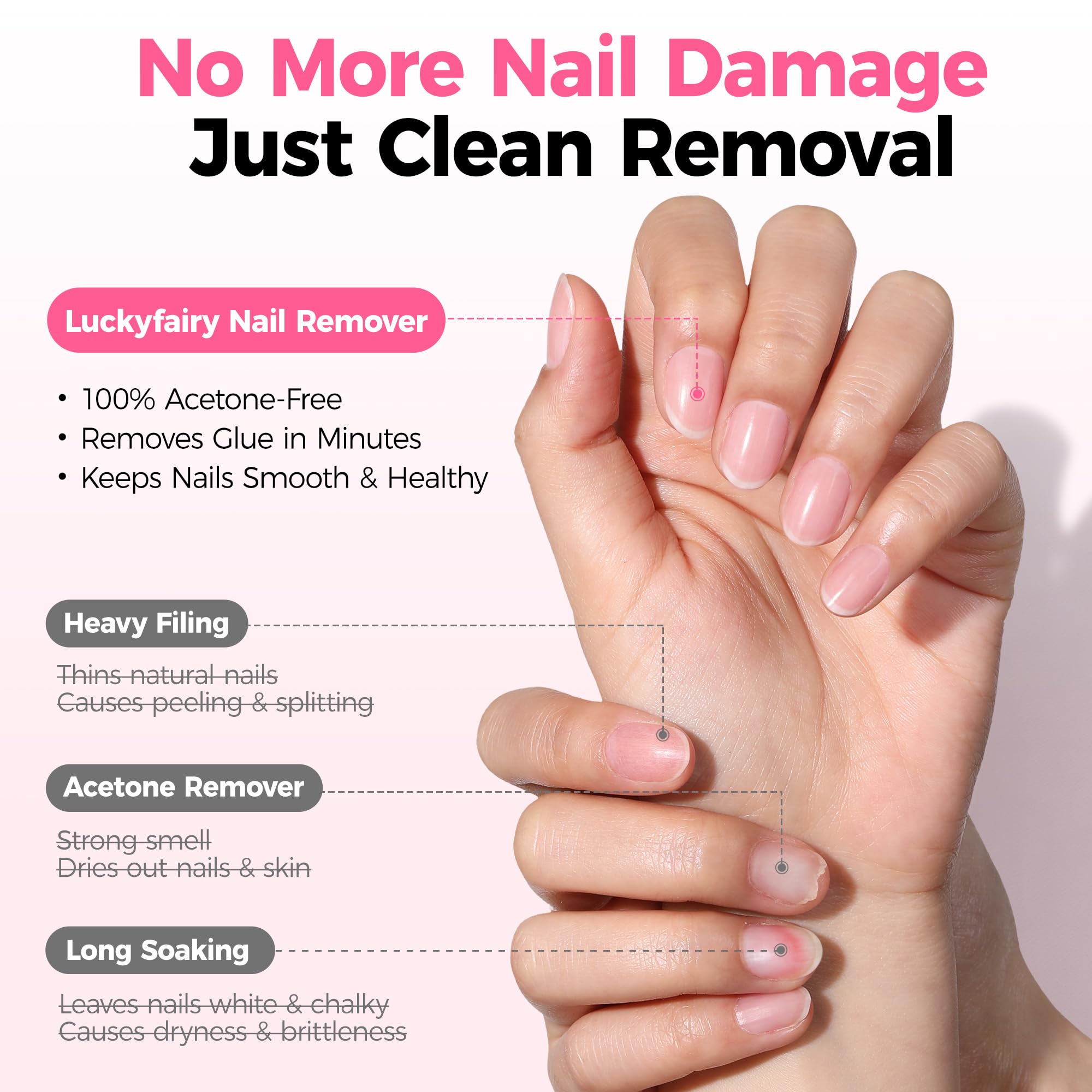 Detailed view of cuticle pusher tool for nail removal