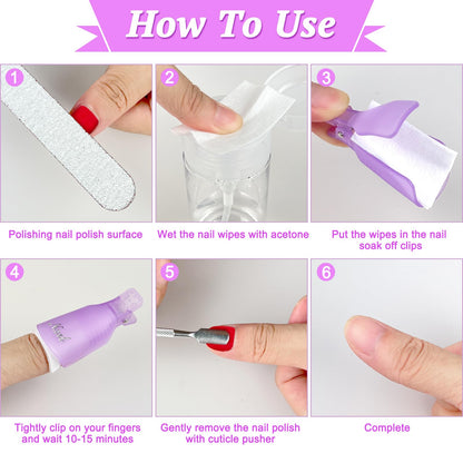 Eyxformula absorbent cotton pad removing dark gel nail polish seamlessly
