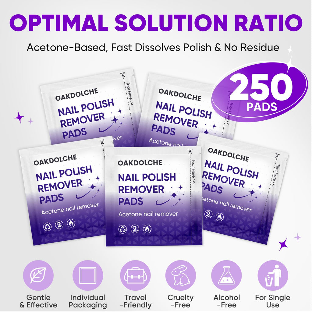 Lifestyle flat lay of Oakdolche remover pads for beauty routine