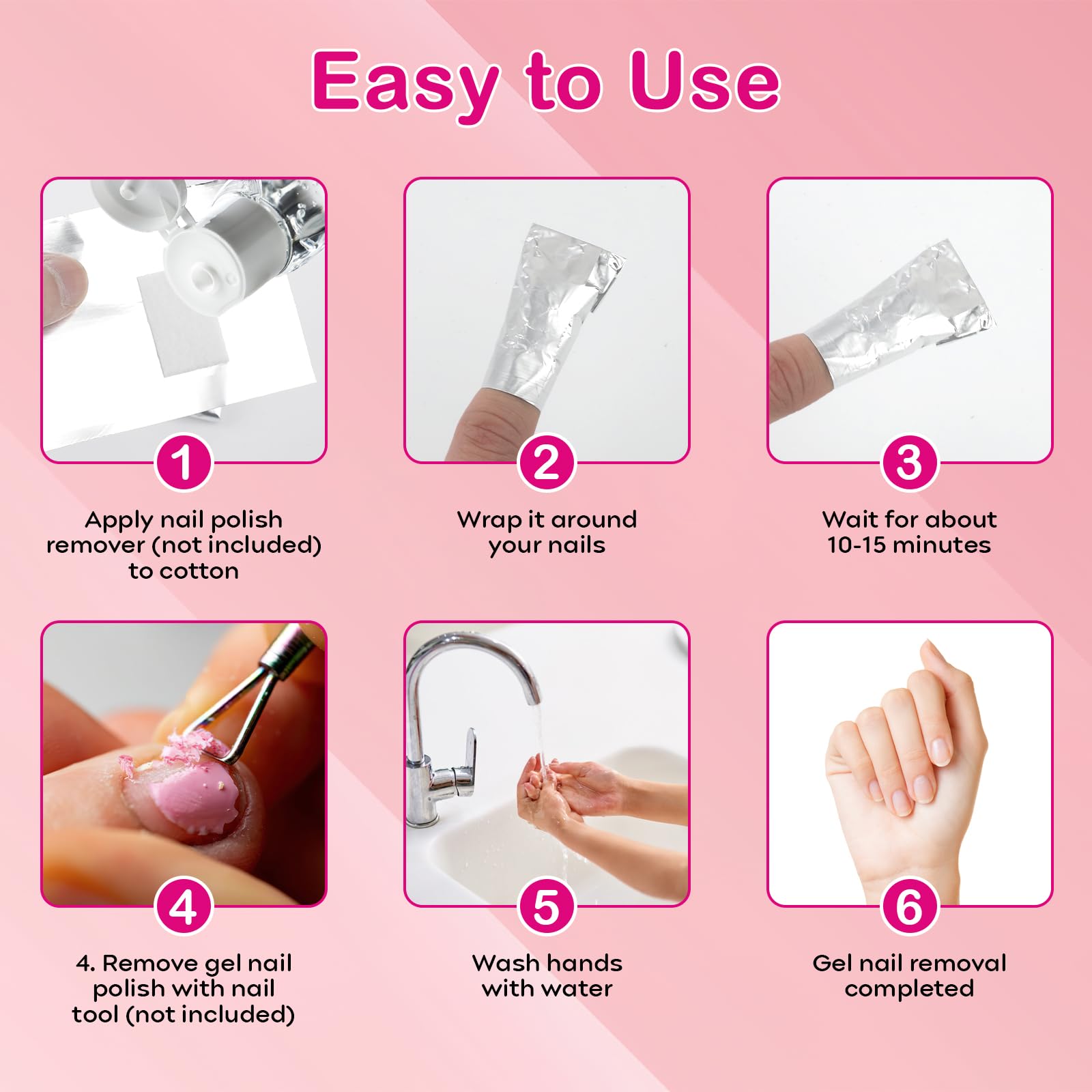 Opvixi nail removal kit for home use