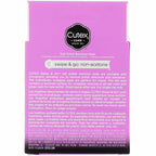 Cutex nail polish remover pads travel pack box showing coconut oil feature