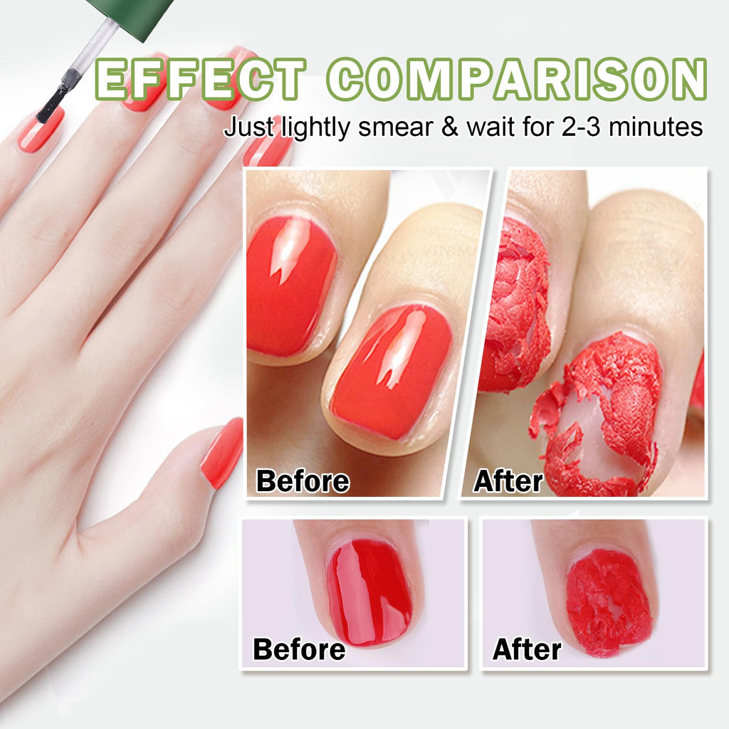 NAILWIND 15ml magic nail gel remover bottles set angle