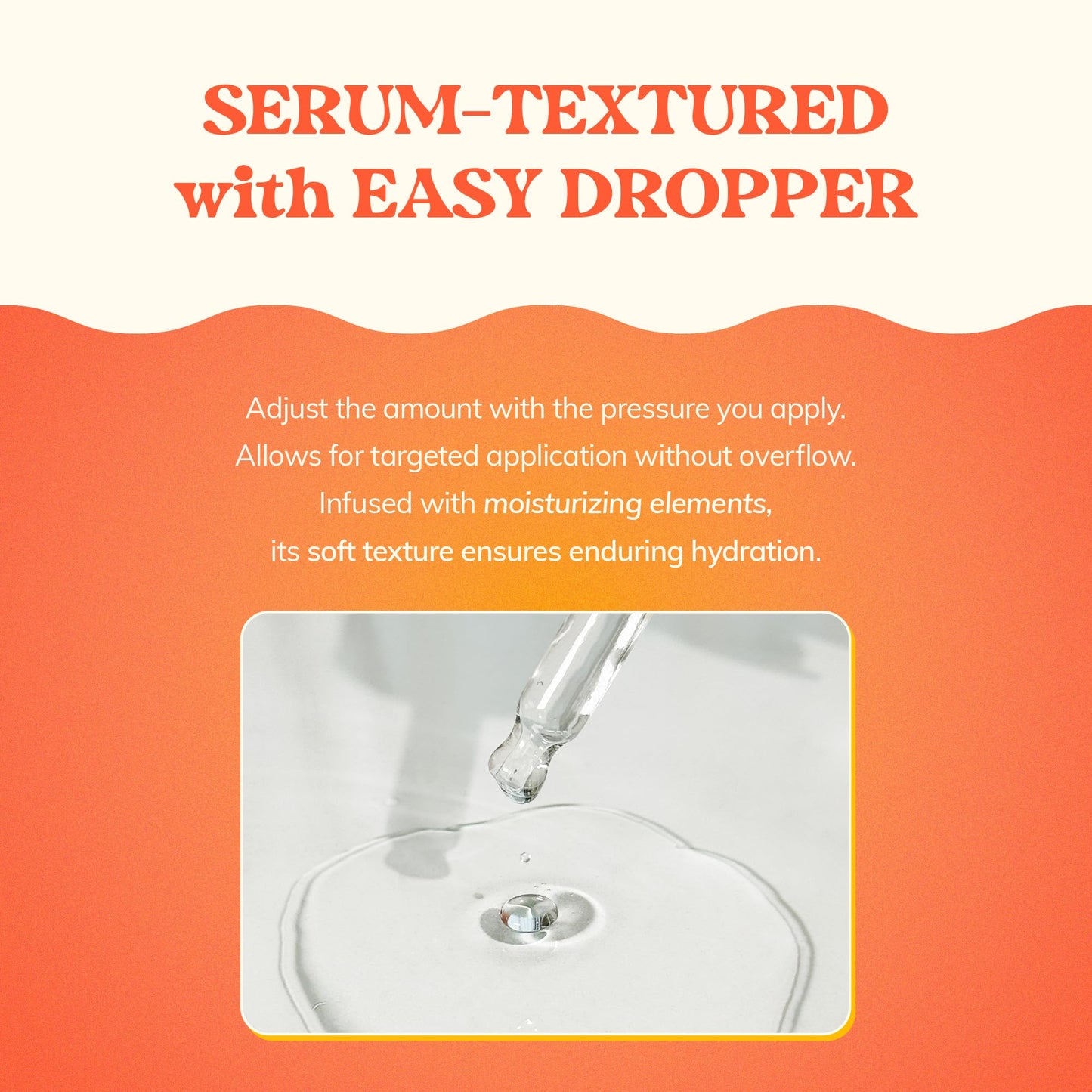 Close up of the back label detailing the skin friendly ingredients like biotin and hydrolyzed collagen.