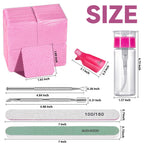 Complete tsmaddts gel nail polish remover tools kit laid out flat