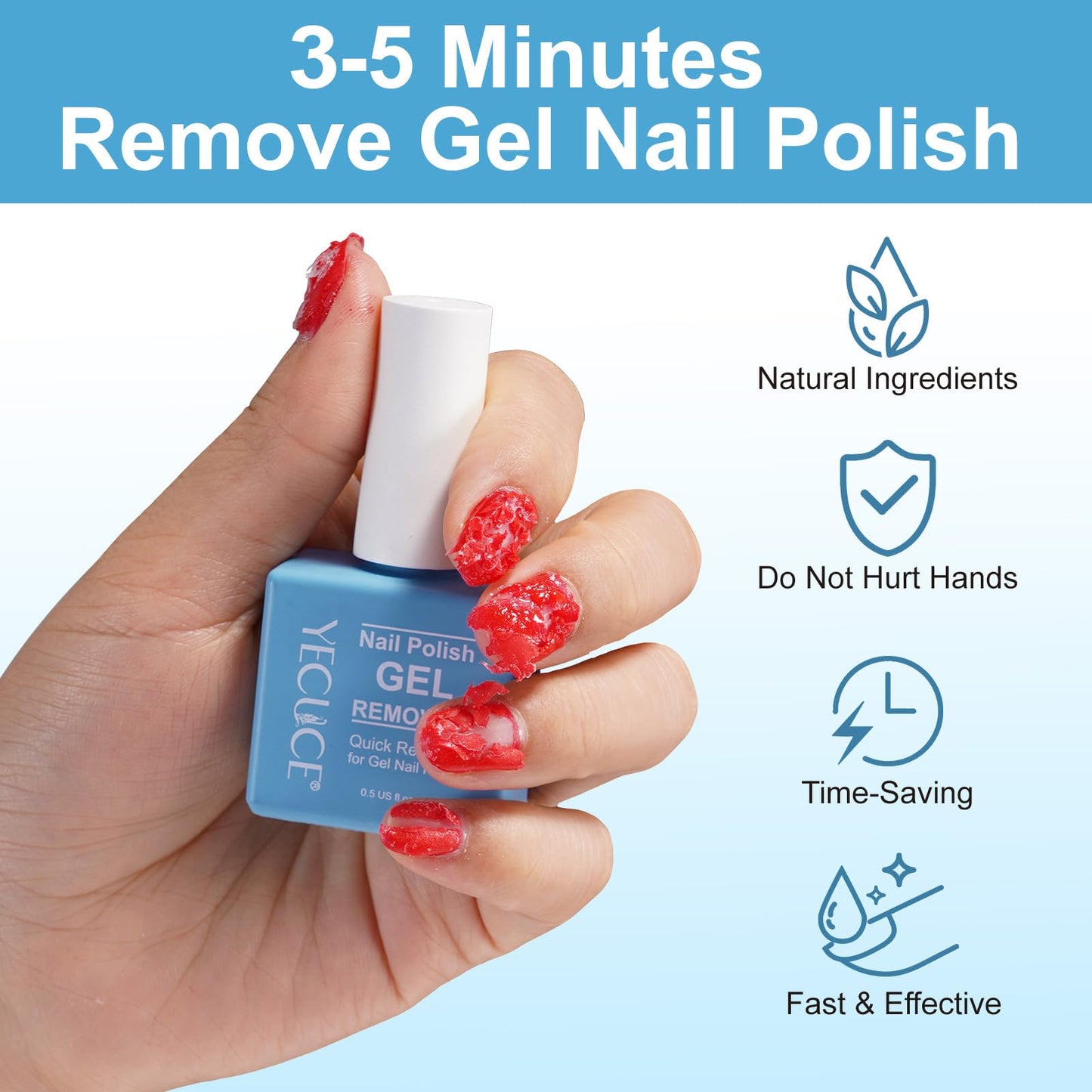 Nifeishi nail polish remover kit with tools
