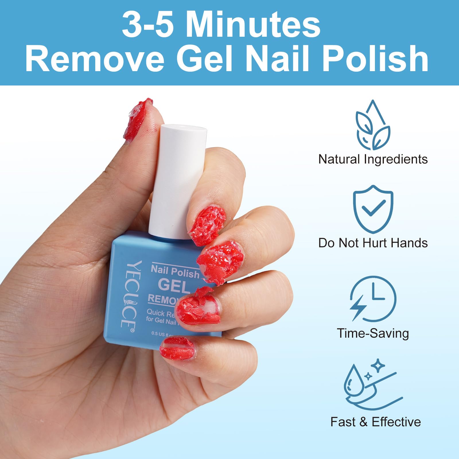 Nifeishi nail polish remover kit with tools