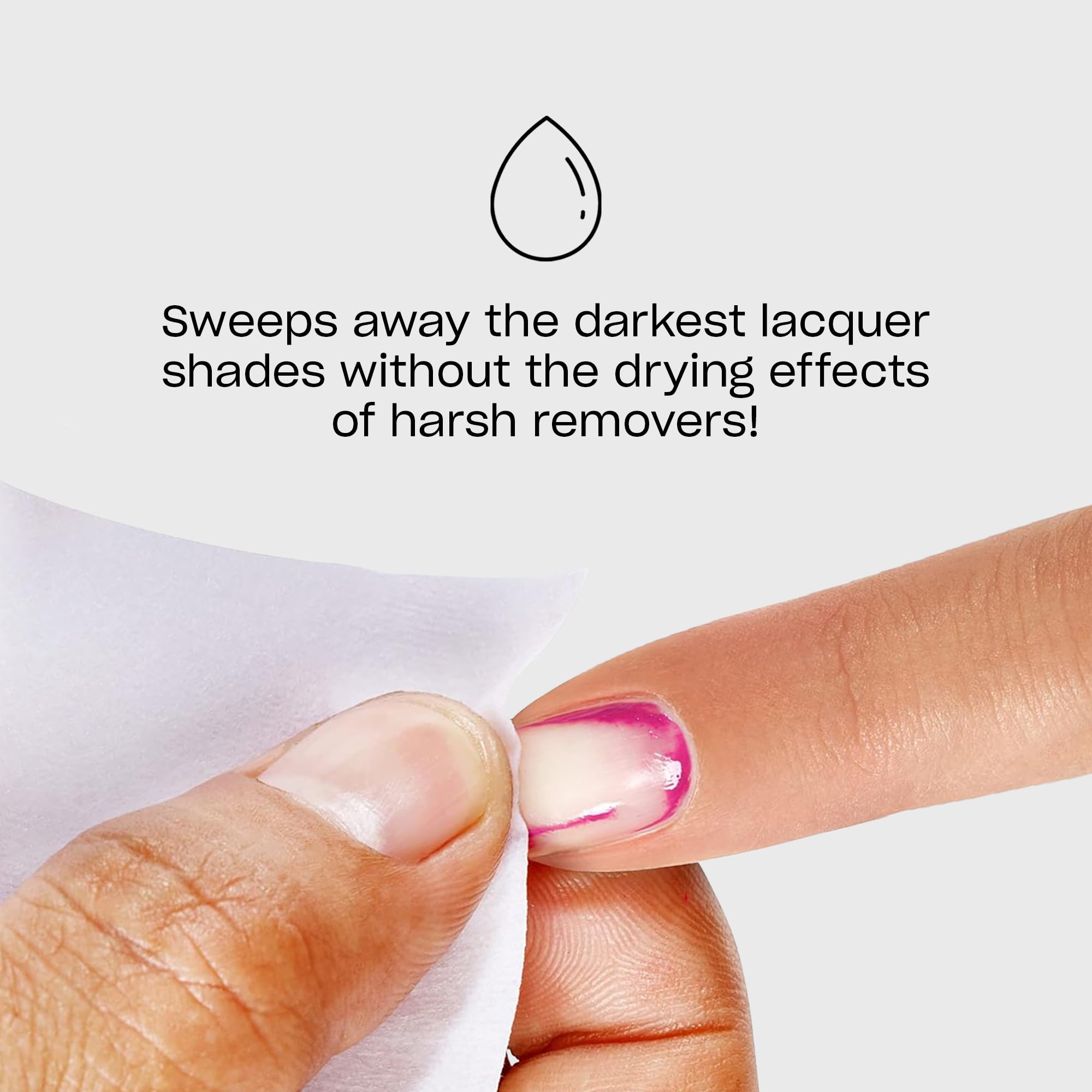 OPI non drying nail polish remover 3.7 fluid ounce bottle showing ingredient details.