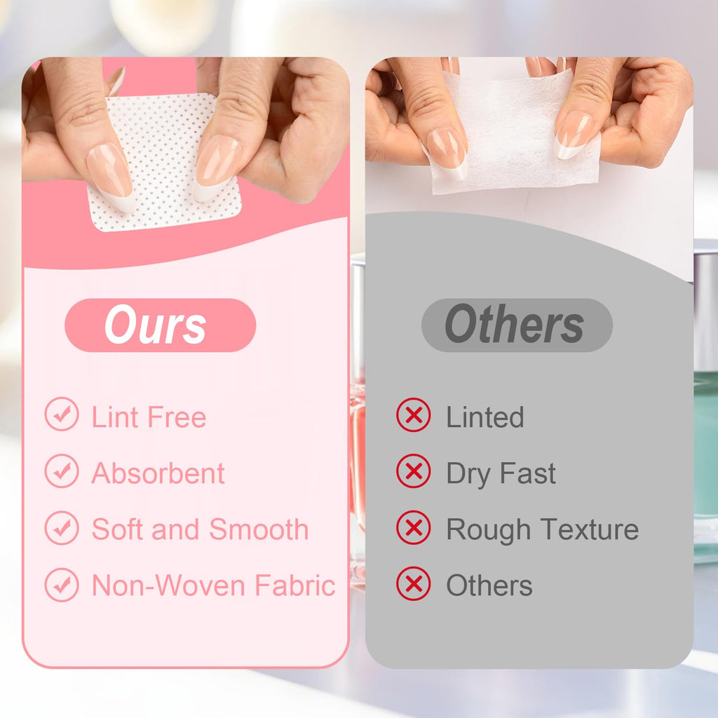 Demonstration of 540 pieces bulk pack for gel polish removal