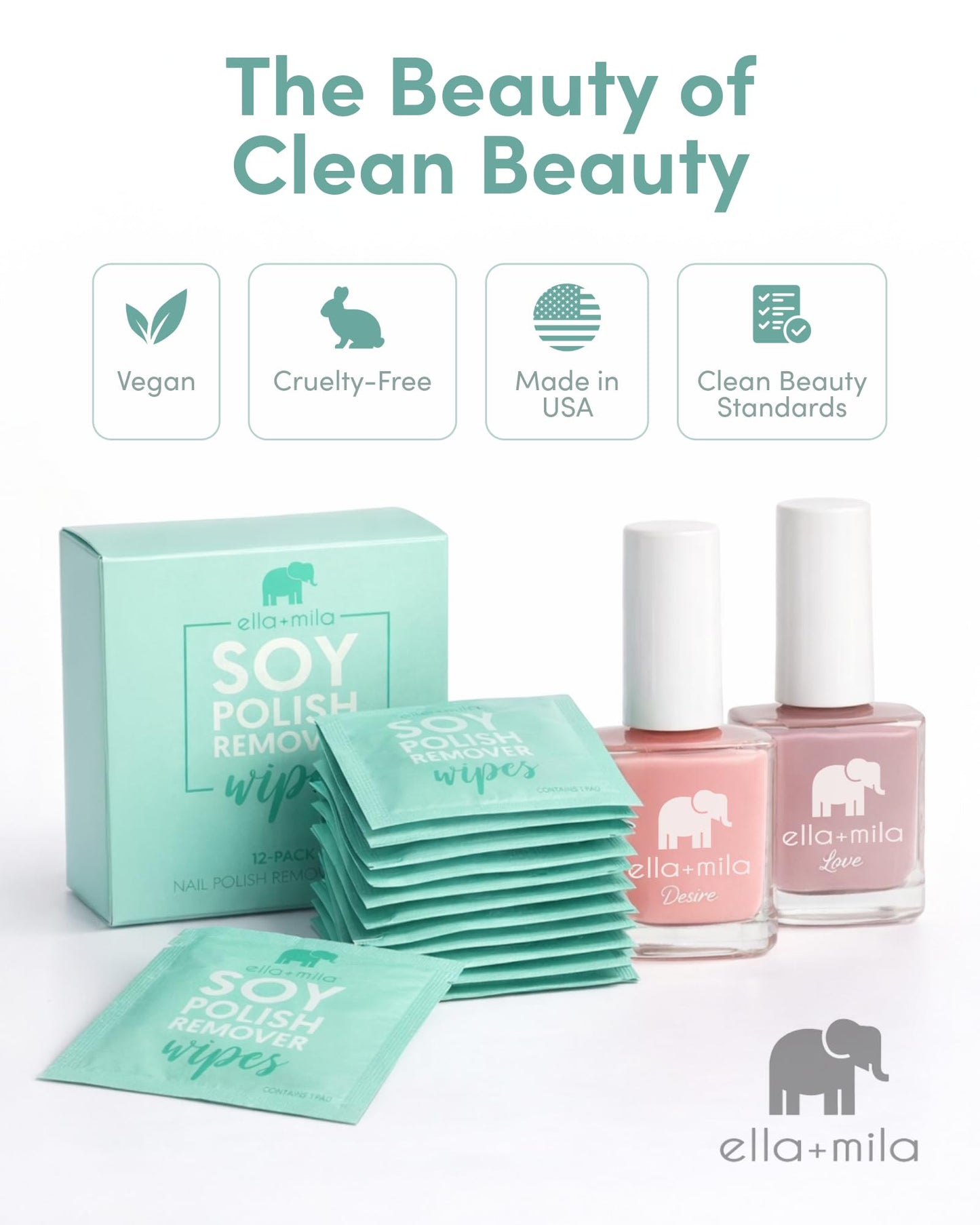 Travel friendly leak proof single use nail wipe packet demonstration