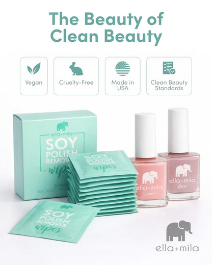 Travel friendly leak proof single use nail wipe packet demonstration