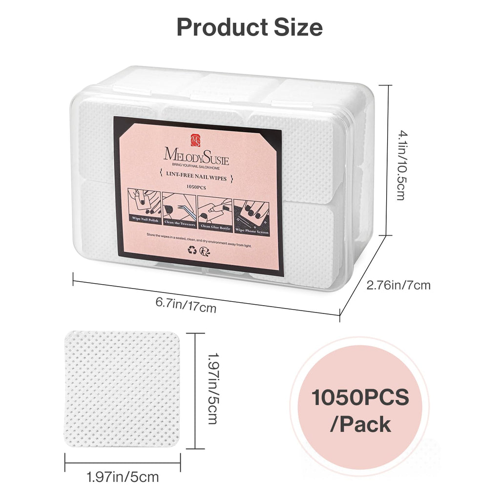 MelodySusie Lint Free Nail Wipes lifestyle setup for nail art