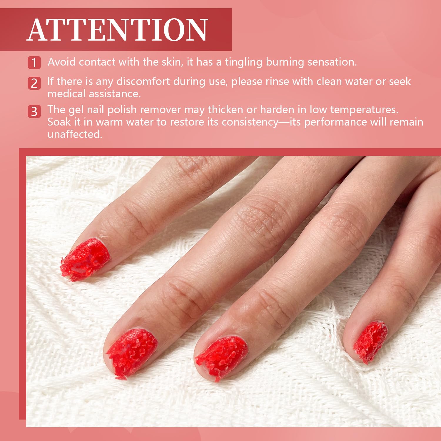 Jodsone nail polish remover kit components on display