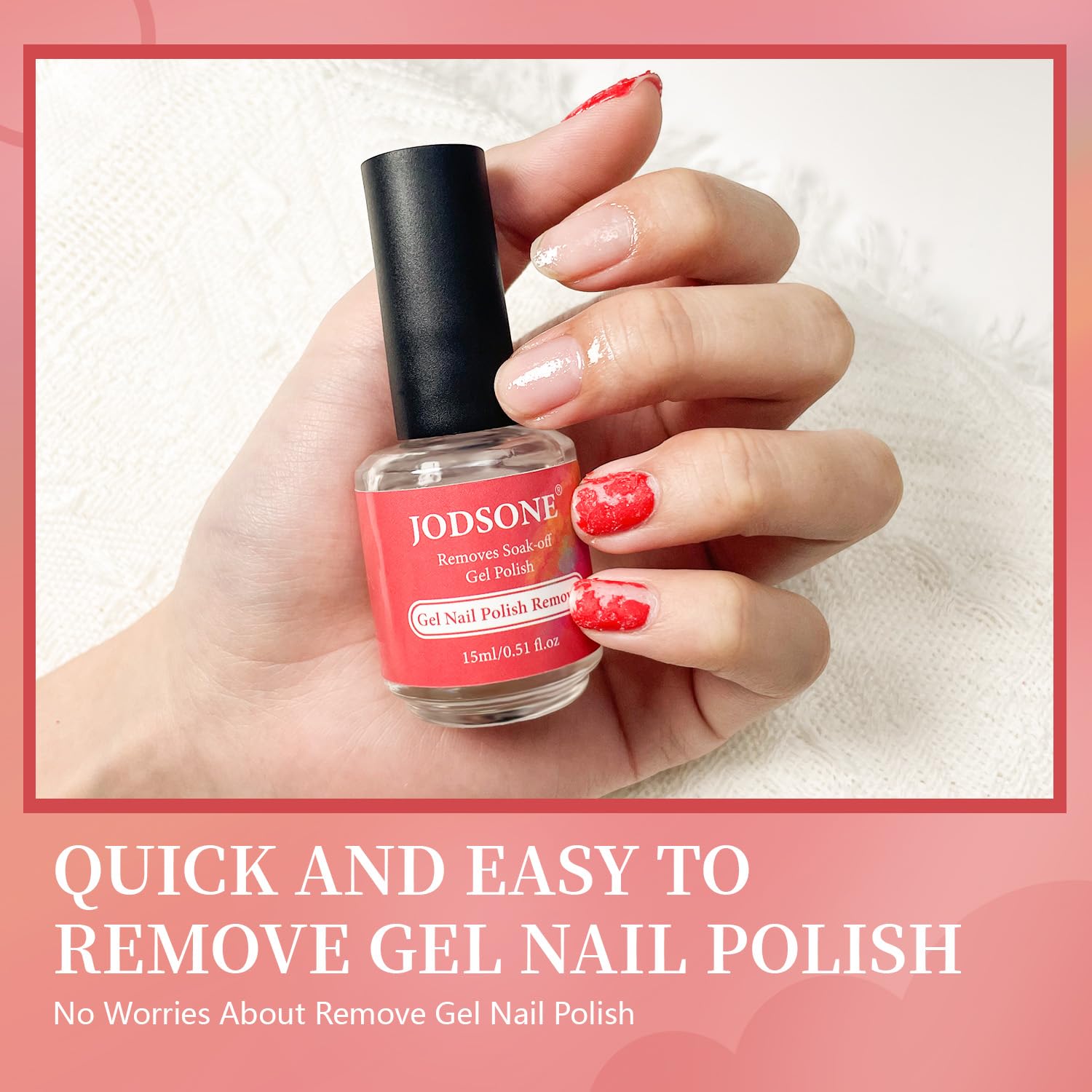 Professional manicure tools included with Jodsone remover
