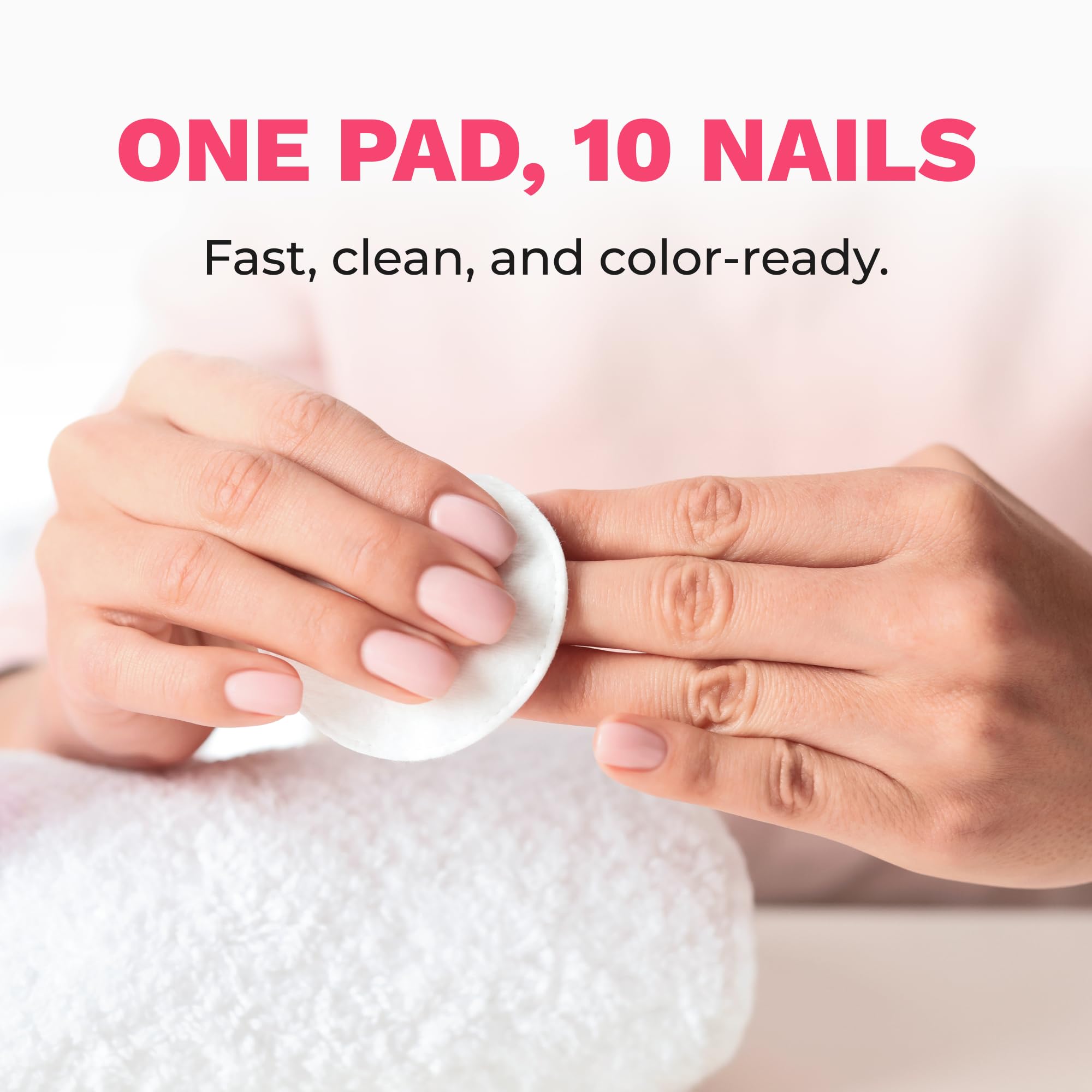 Diamond Wipes aloe vera infused manicure pads displayed on clean surface