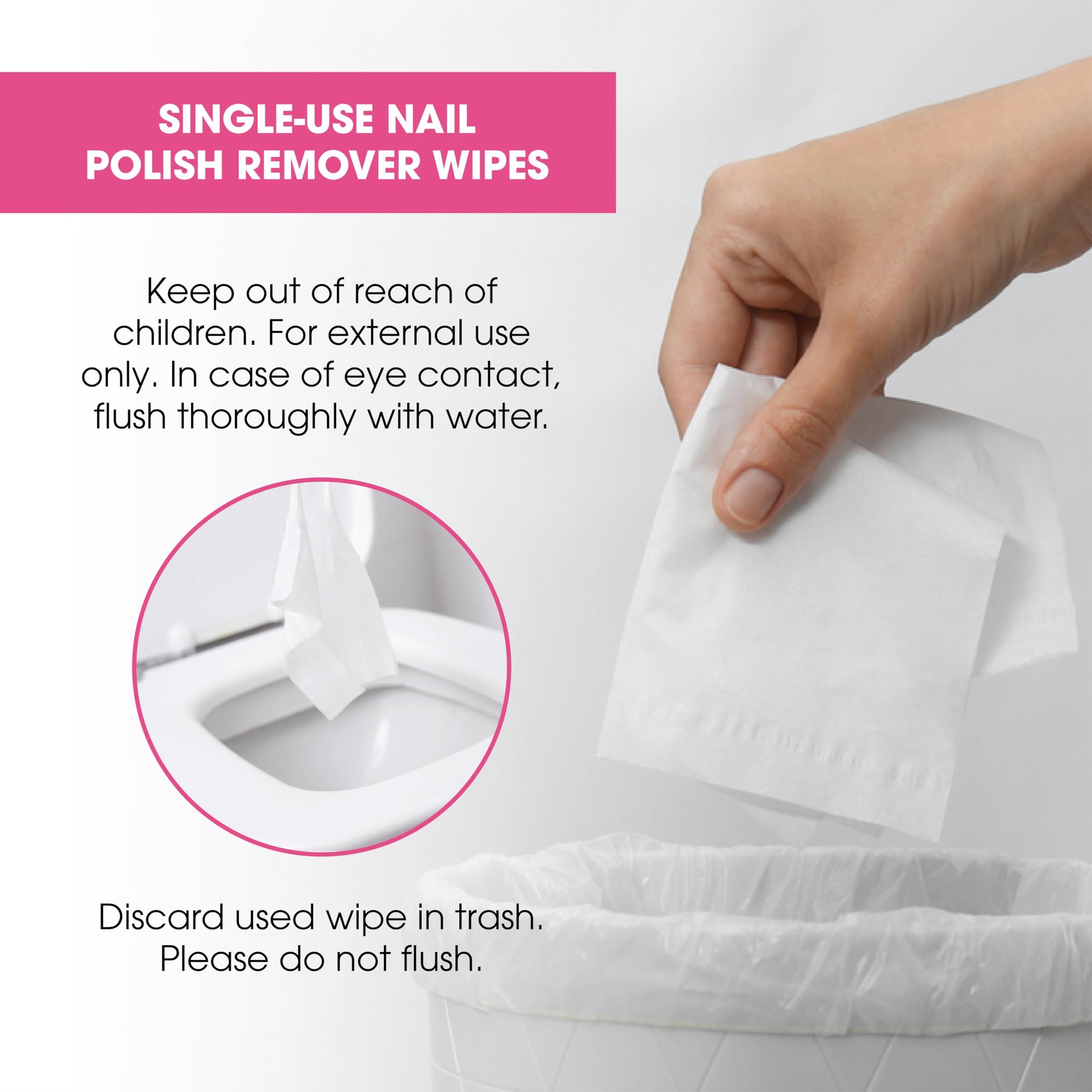 Diamond Wipes packaging back side showing ingredients and application instructions