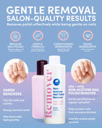 Ella+Mila Non-Acetone Nail Polish Remover side angle bottle