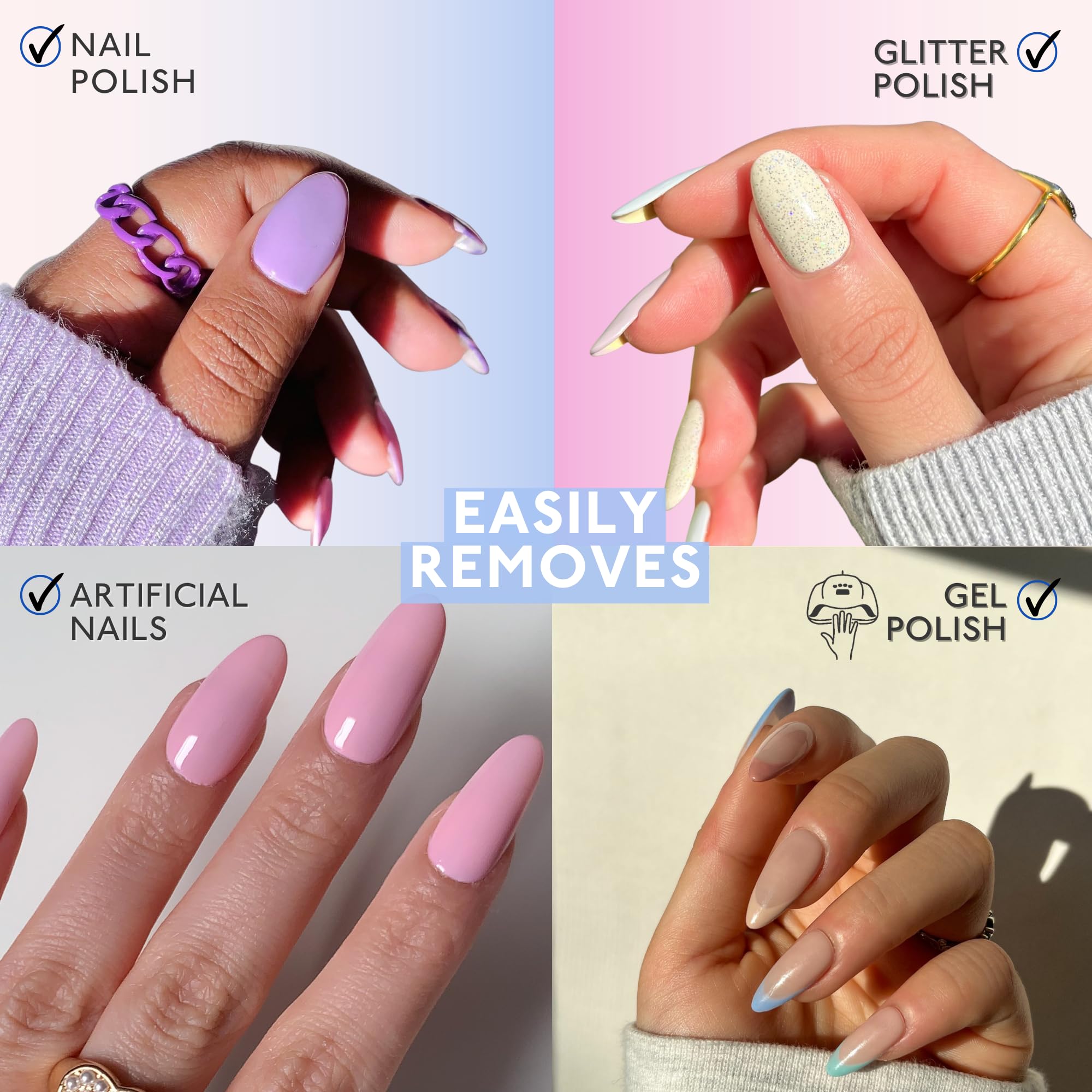 Maximum strength acetone liquid for gel and acrylic nail removal